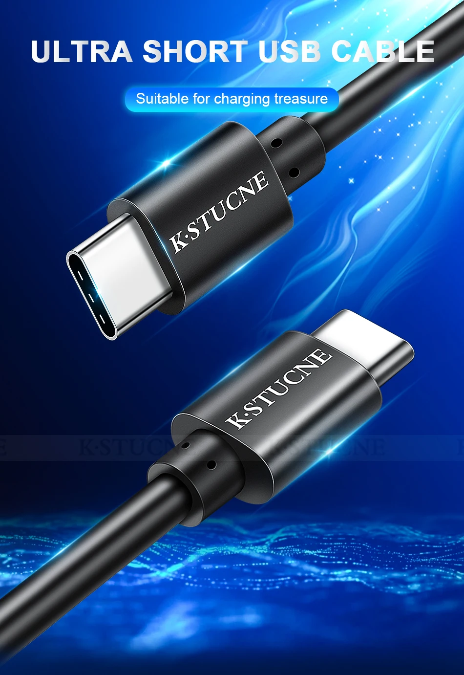 Usb type-C кабель 20 см короткий кабель передачи данных для быстрой зарядки для samsung S9 S8 Plus USB-C провод для huawei Xiao mi 8 mi 9 зарядный кабель