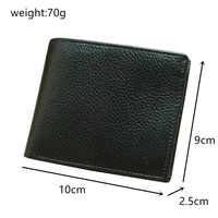 anti magnetic anti theft brush leather male wallet clip business leisure multi card position fashion head layer cowhide short mo