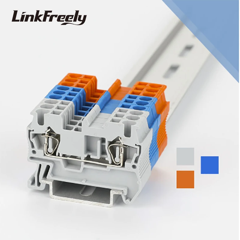 ST-2.5 20 шт. плагин типа пружинная клемма для электрического провода блок разъем Din