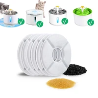 round fountain dispenser replacement activated carbon filter for cat water drinking fountain replaced filters flower for pet dog