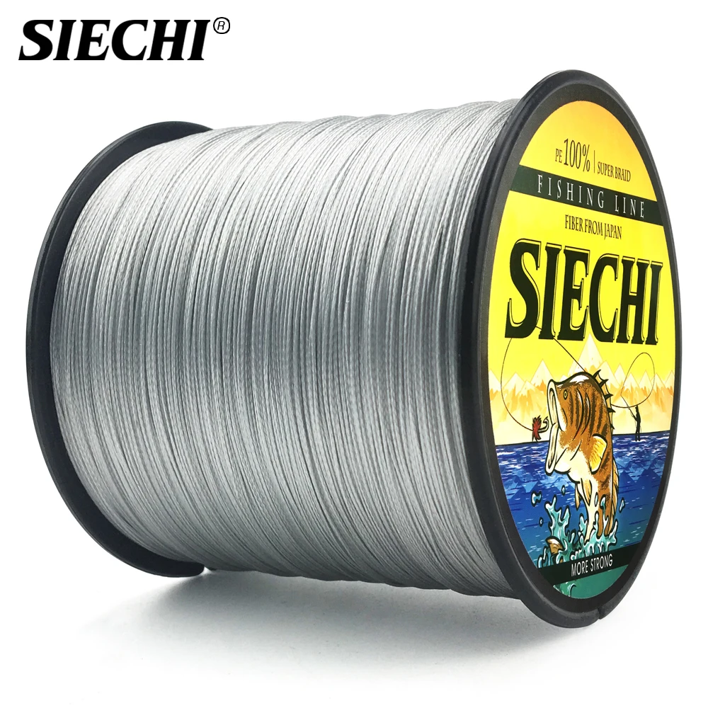 Рыболовная леска SIECHI 8 нитей 300 м 100% ПЭ для ловли карпа рыбалка плетеная 20-88 анг.