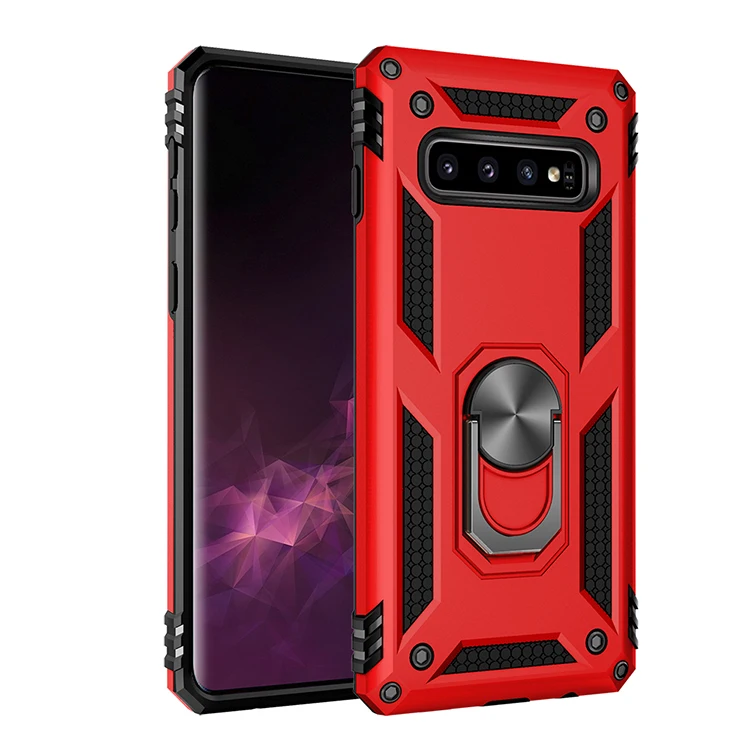 

Bracket Rugged Armor Phone Case For Samsung Galaxy S7 S8 S9 S10 S10E 5G PLUS NOTE 8 9 10 LITE 2020 2018 A6 A7 A8 A9 Back Cover