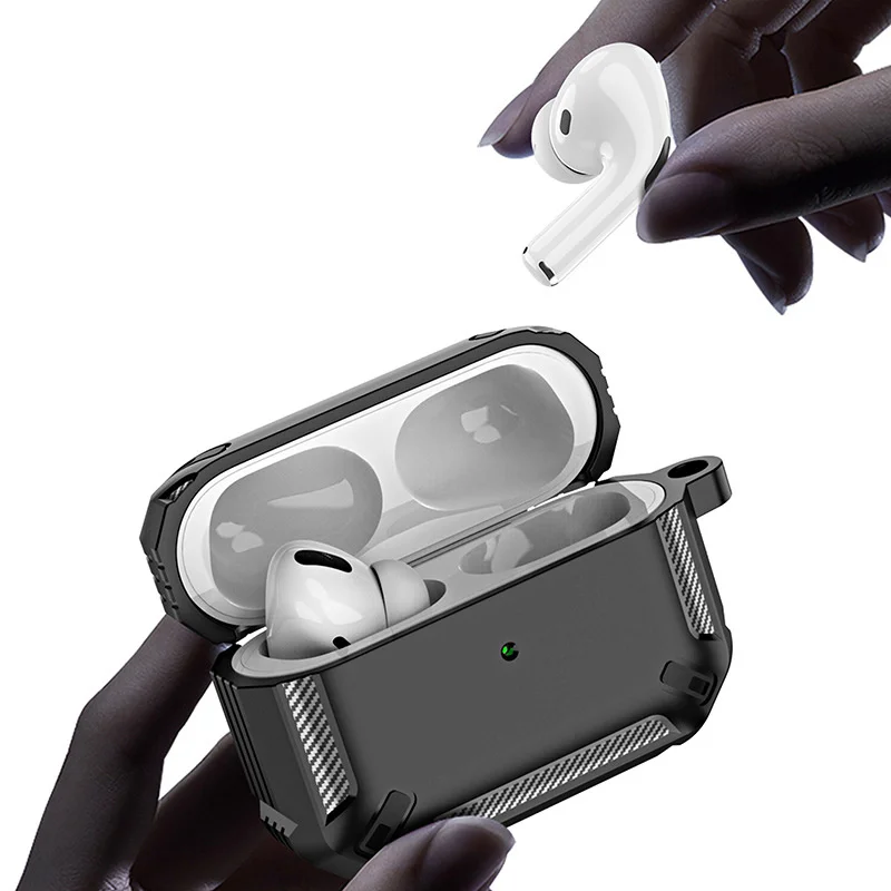 

Cover For Airpods Pro Case Soft TPU Protective Cover For Apple AirPods 3 2 1 Case Accessories Wireless Earphone With Keychain