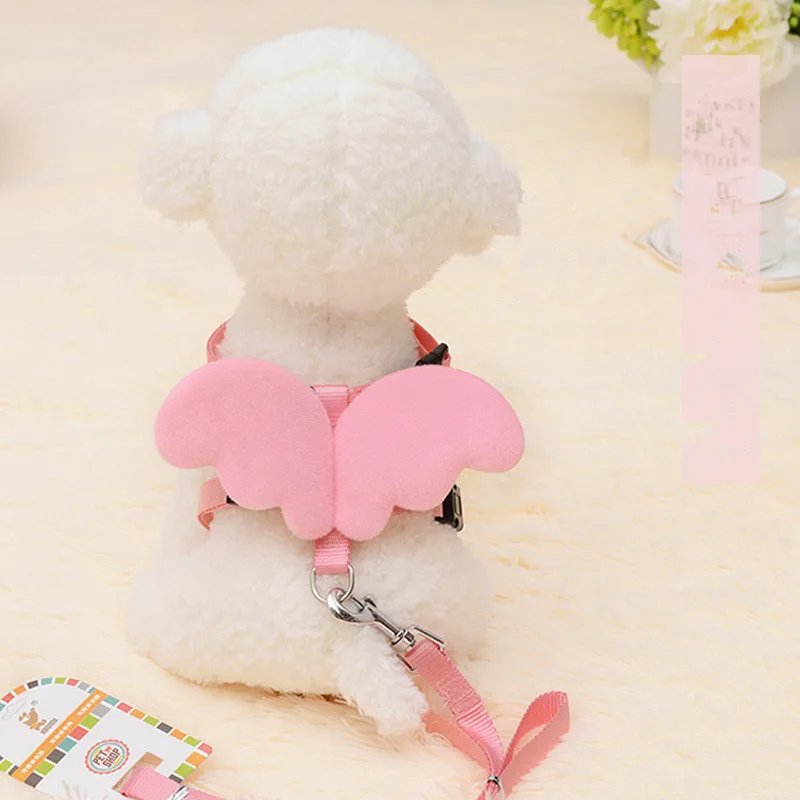 

Dog Cat and Puppies 1 Set of Cute Chest Harness and Leash Adjustable Pet Harness Suitable for Small and Medium-sized Arnes Perro