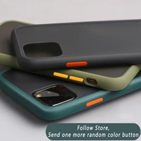 mint simple matte bumper phone case for iphone 11 pro xr x xs max 12 6s 6 8 7 plus shockproof soft tpu silicone clear case cover
