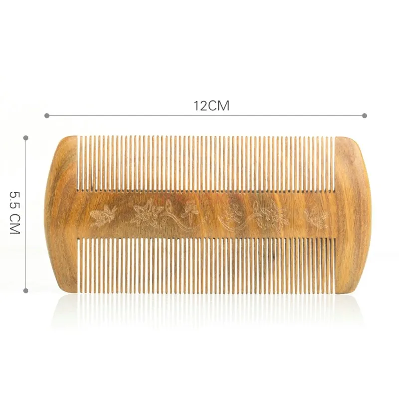 

dandruff comb Wooden Comb Tweezers Combs Ultra Fine Teeth Encryption Children Go To The Hairbrush Hair Scraping Head Tweezer