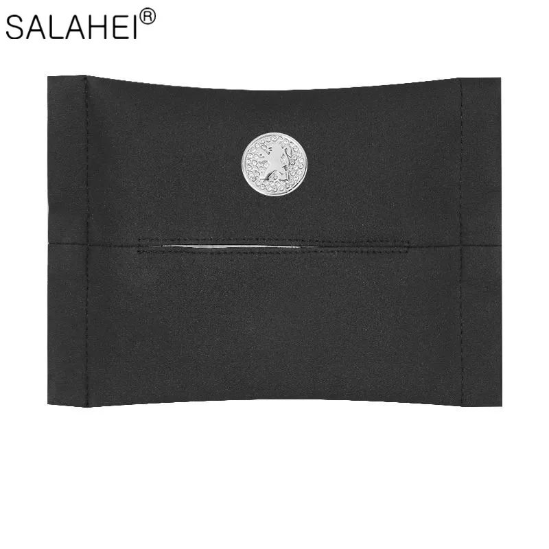 

1Pcs Car Tissue Box Towel Sets Car Sun Visor Tissue Box Holder For Peugeot 206 207 208 306 307 308 SW 3008 CC 407 2008 4008 5008