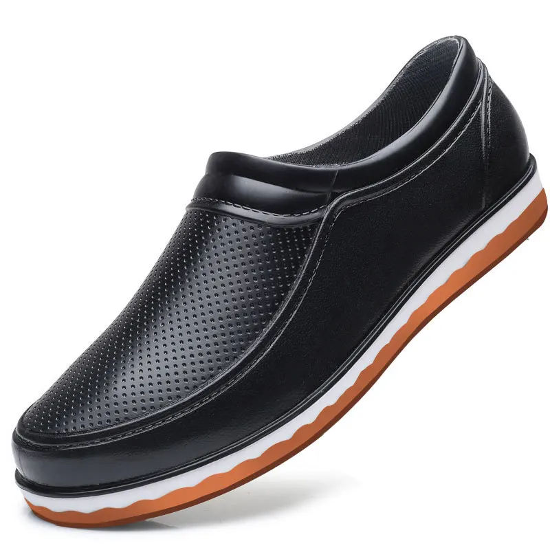 Сапоги Aleafalling мужские непромокаемые унисекс мягкая подошва садовые для кухни