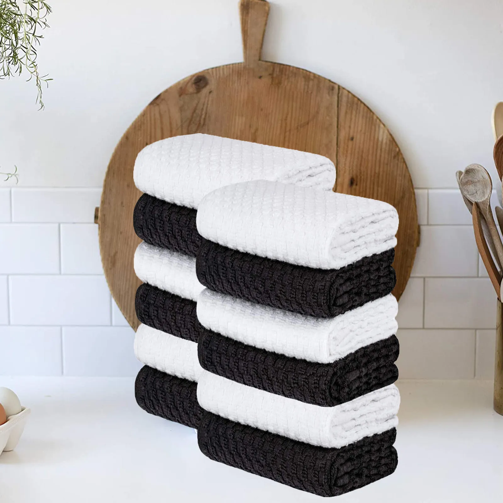 

12 шт., многофункциональная впитывающая салфетка для мытья посуды