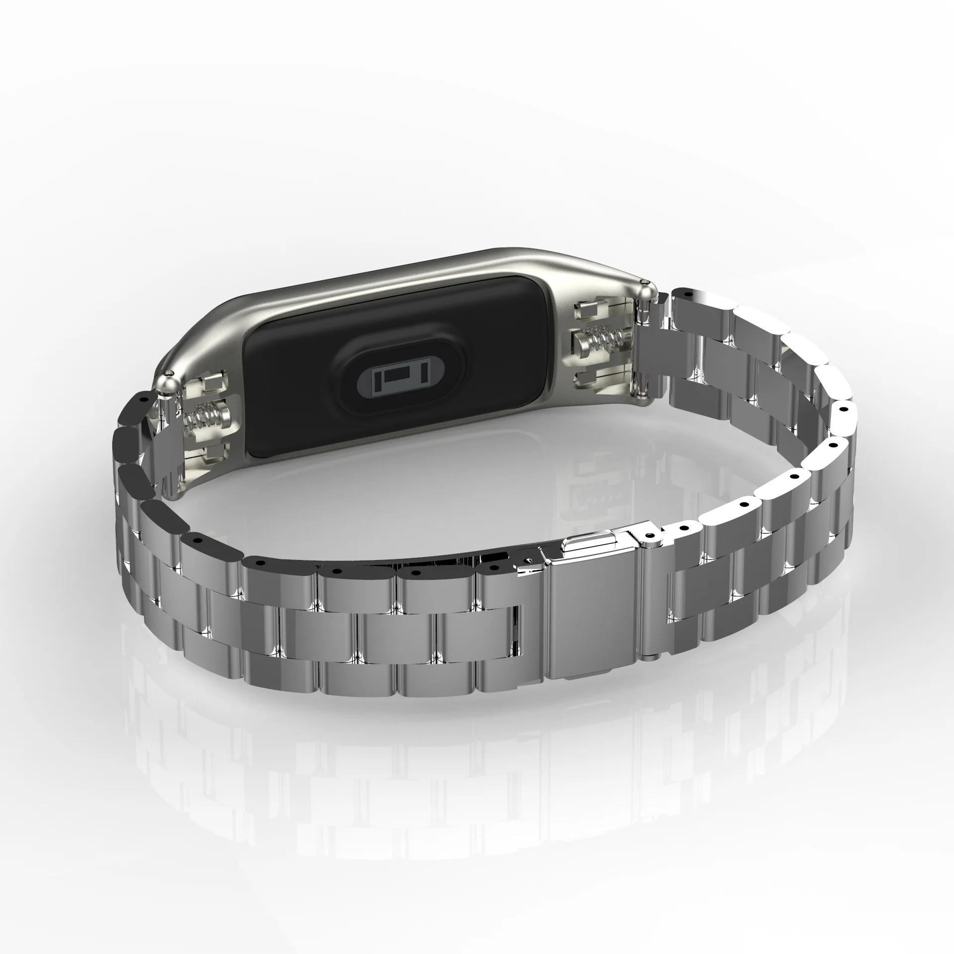 Для Xiaomi mi Band 3 mi lanese роскошный ремешок из нержавеющей стали металлический браслет для Xiao mi ремешок Сменные аксессуары