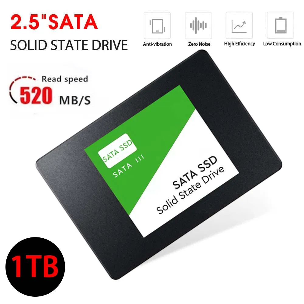 

Внутренний твердотельный накопитель, жесткий диск SSD 2,5 дюйма Sata III 64 Гб ТБ, Твердотельный накопитель, жесткий диск для ноутбука, микрокомпью...