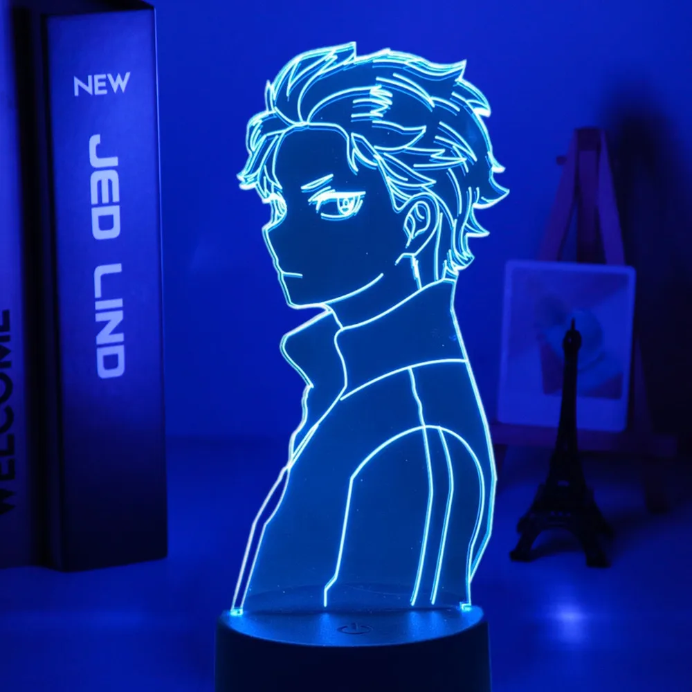 Аниме 3d лампа Re Zero Начальная жизнь в другом мире светодиодный ночсветильник для