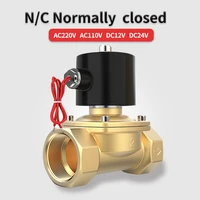 electric solenoid valve 14 38 12 34 1 dn81015202550 normally closed pneumatic for water oil air 12v 24v 220v 110v