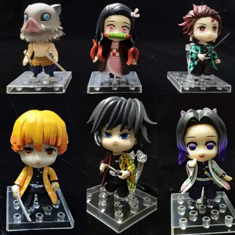 

Q Version Of Hand-made Cartoon Ghost Blade Around Charcoal Rulang Character Model Ornaments Birthday Gift Toys Collect Souvenirs