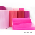 Рулон тюля, 100 ярдов, органза, свадебное украшение, пачка для детского душа, тюль, рулон 15 см, украшение для вечерние и мероприятия, декор для помолвки