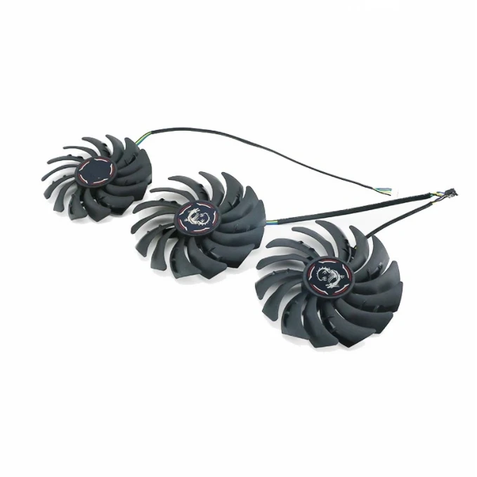 PLD09210S12HH PLD10010S12HH 12 В постоянного тока для MSI RTX 2070 2080 SUPER Ti GAMING X TRIO вентилятор