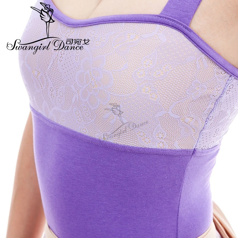 Черный балетный трико для взрослых костюмы танцев балетная Одежда девочек