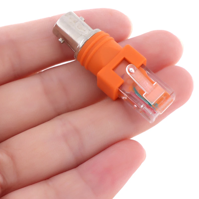 

1pcs BNC Female To RJ45 Male Coaxial Coax Barrel Coupler Adapter RJ45 To RF Connector Wholesale