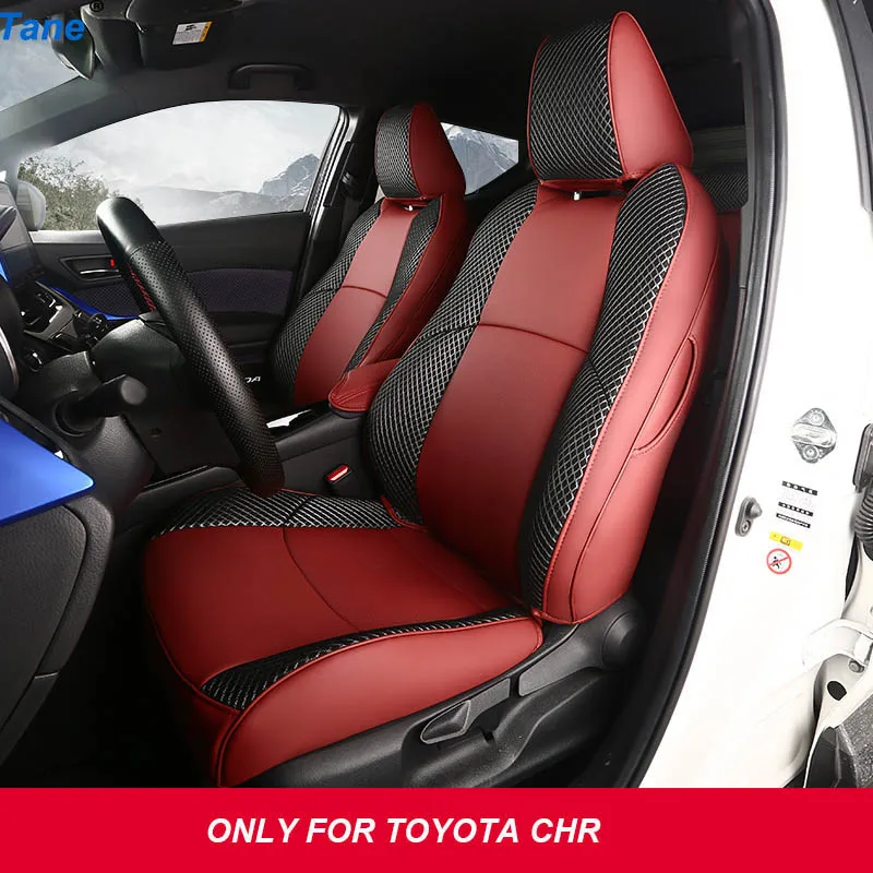 Tane чехол из натуральной кожи для автомобильных сидений для Toyota CHR аксессуары чехлы для сидений - Название цвета: color 5