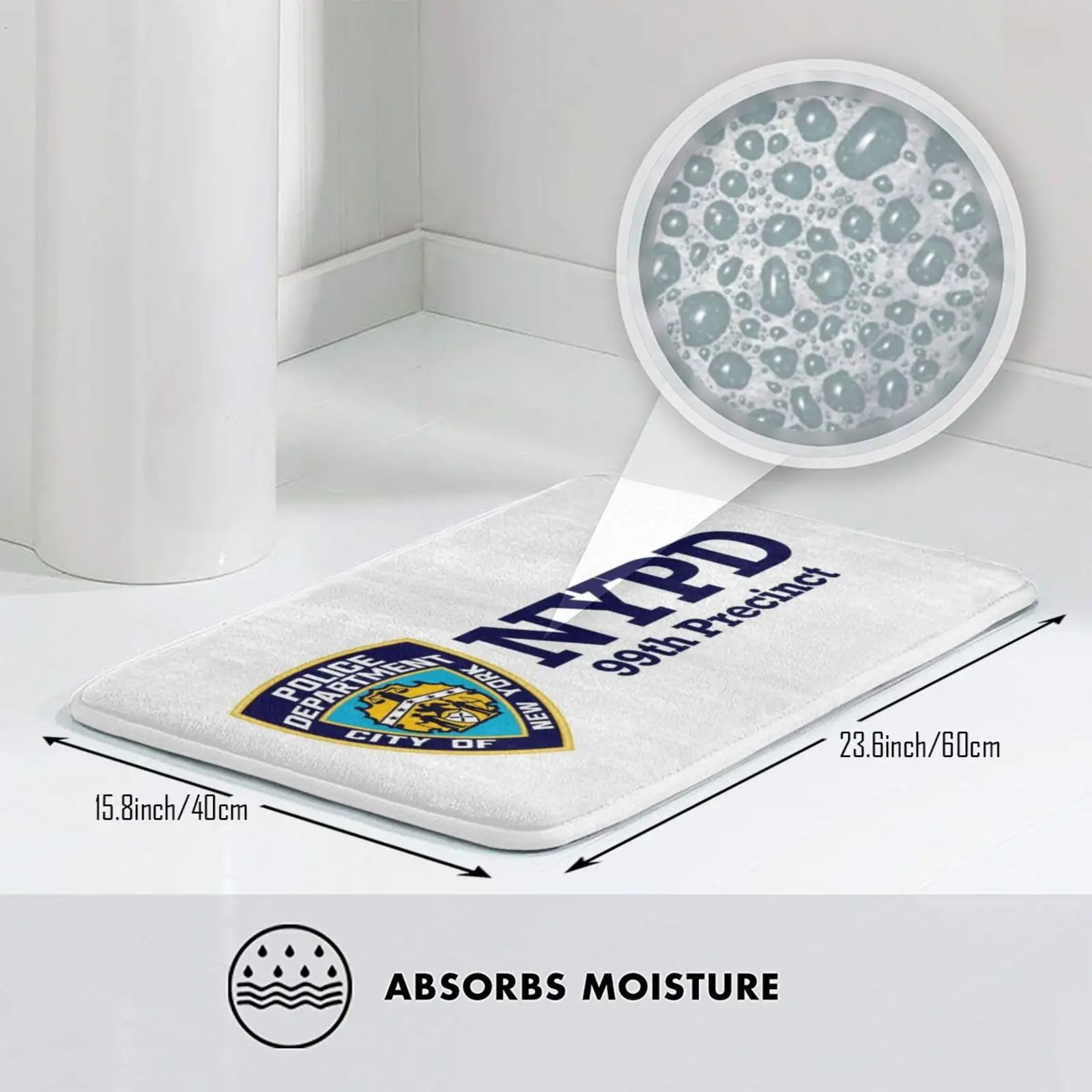 Коврик для коврика 99-й точности Мягкий Нескользящий ковер с розовым диазом