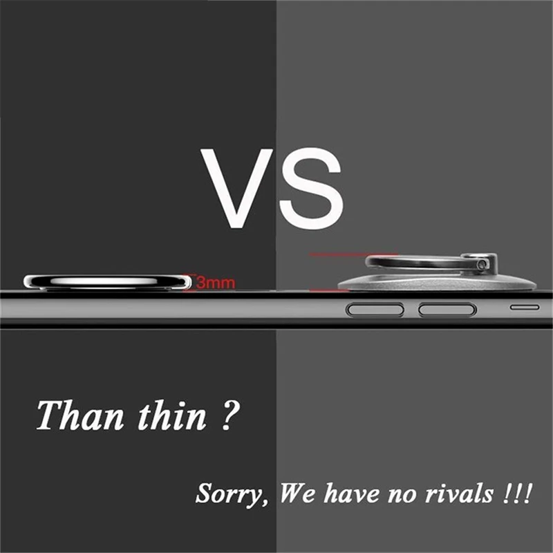 ultra thin phone ring holder universal finger ring holder 360 degree rotation desktop bracket stand for magnet holder accessory free global shipping