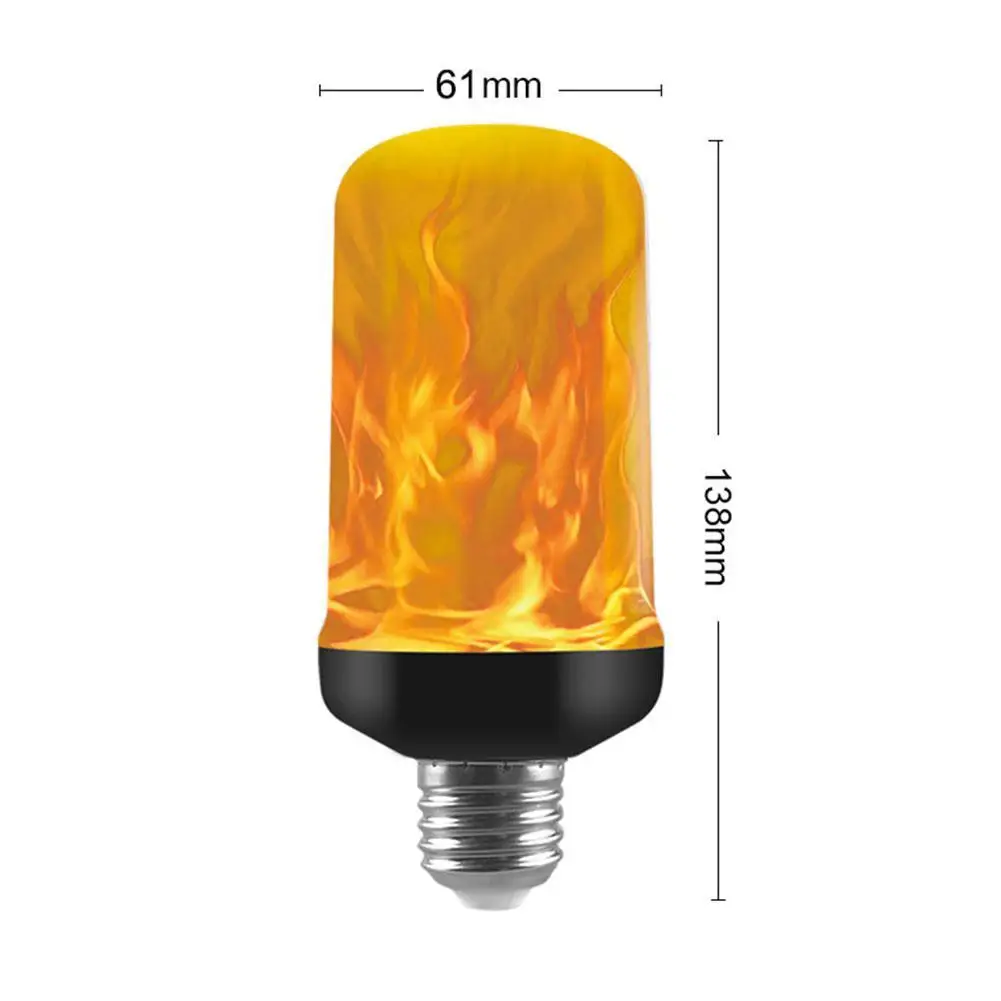 

5W/7W Simulation LED Flame Bulb Party Ambient Light LED Burning Flame Effect Light Holiday Home Decoration