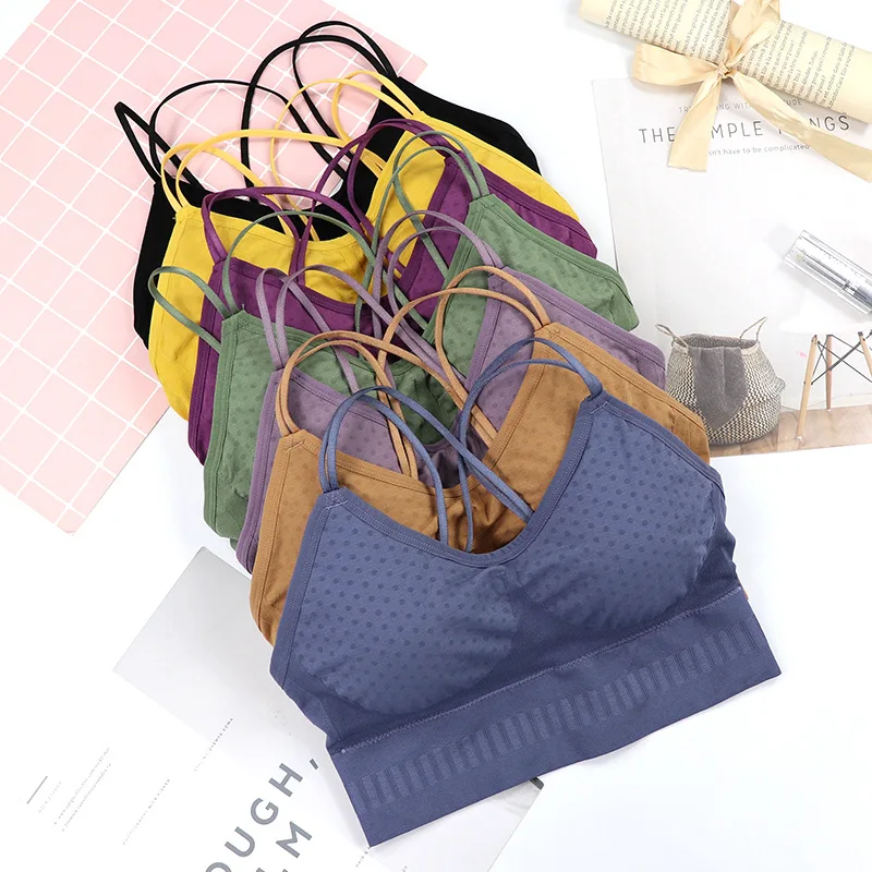 Бесшовный Женский бюстгальтер CHRLEISURE пуш ап без стальных колец с красивой задней