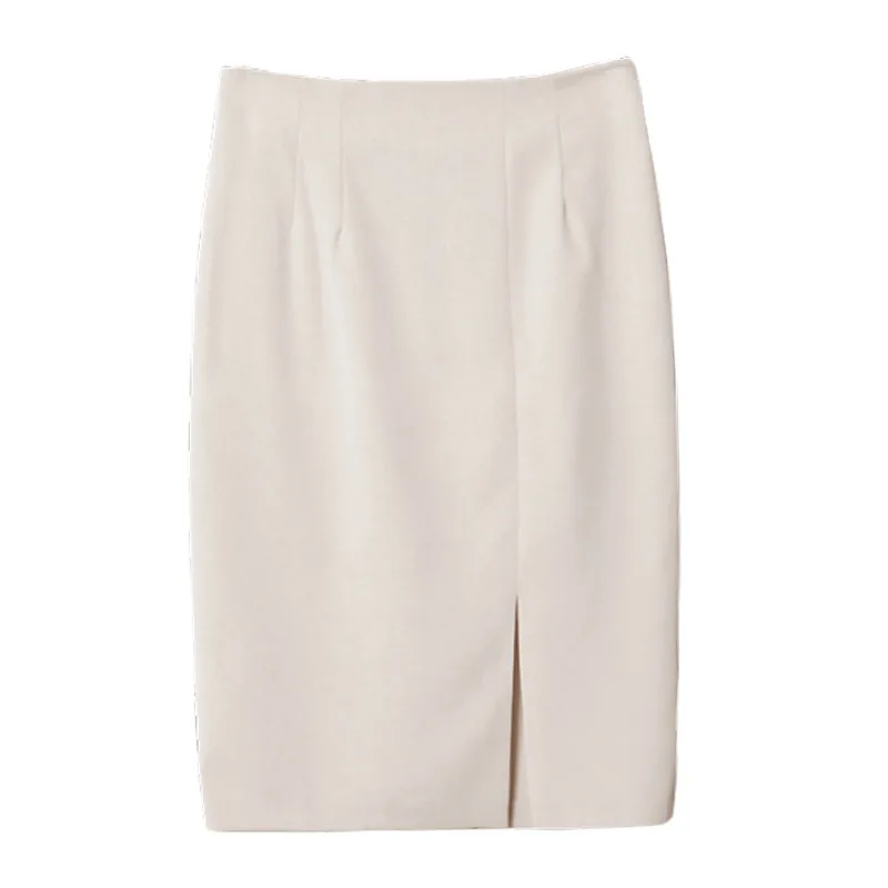 

Irregular high waist skirt mid long 2020 spring dress light and versatile women's buttocks one step skirt looks thin