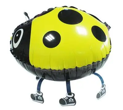 1 шт. 56x43 см милый мультяшный питомец ходящий Божья коровка животные гелиевые