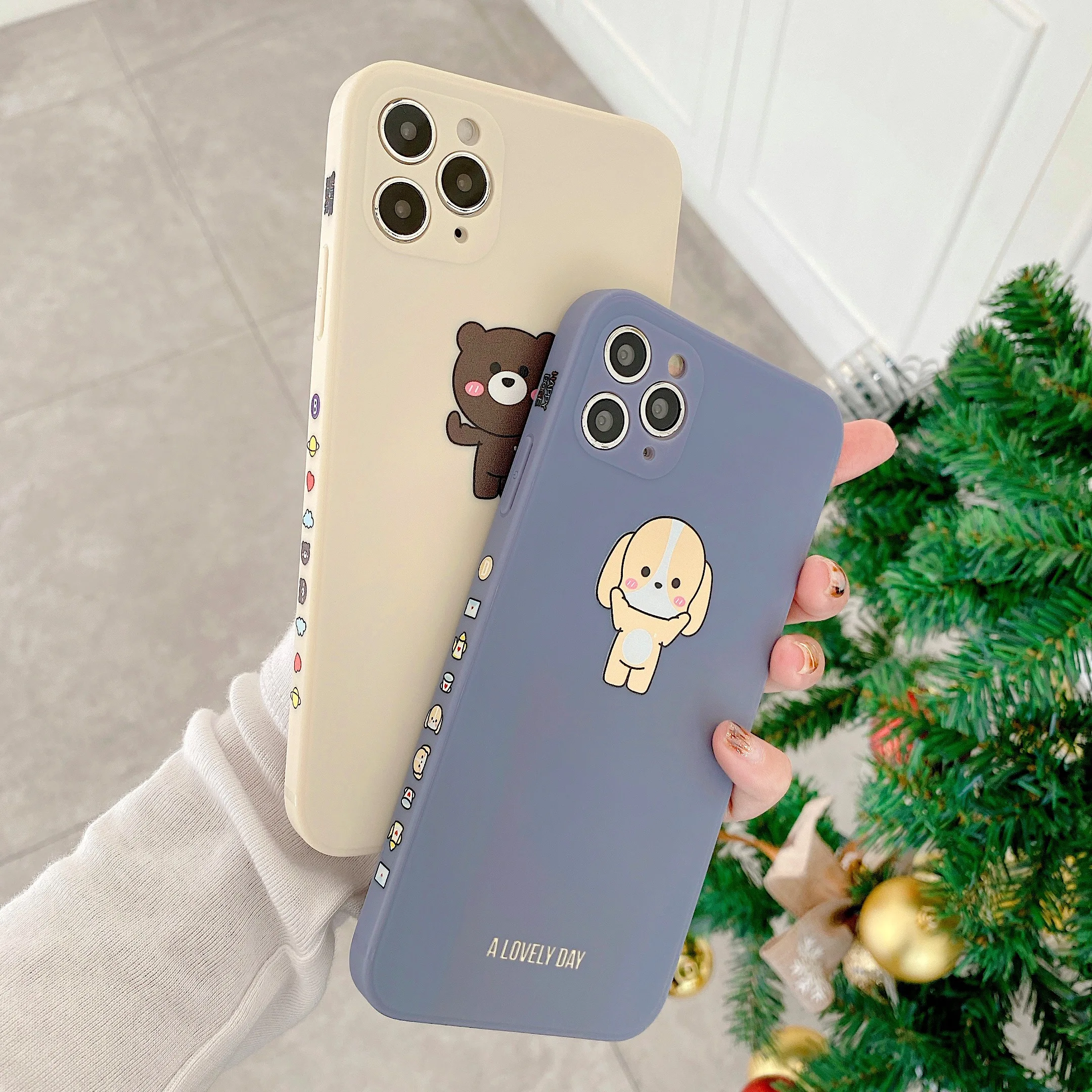 

Cartoon iphone 1pro Max case 12 MINI MAX X S X R X10 cute drop proof case se20207plus 8 plus case