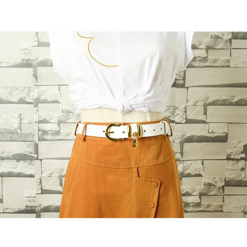 

New Luxury designer Women Belt Unisex Leather Belt High quality Alloy pin buckle Belts for Women Jeans casual pants Waistband