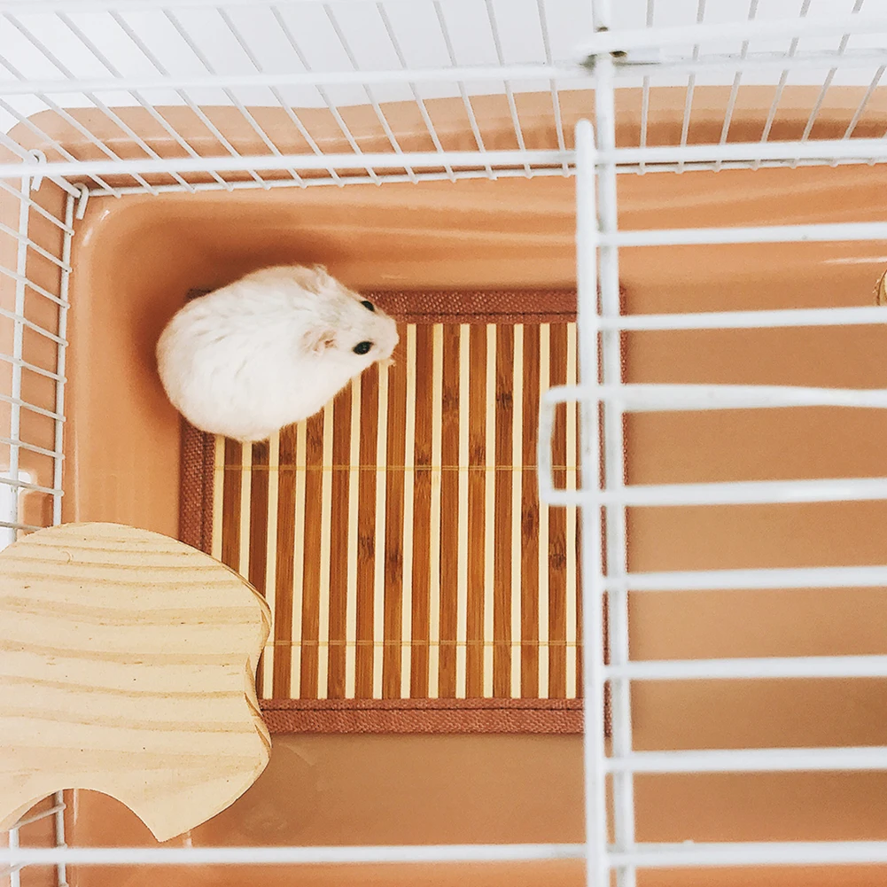 Лето домашнее животное Гвинея свинка хомяк кролик из дышащего бамбукового