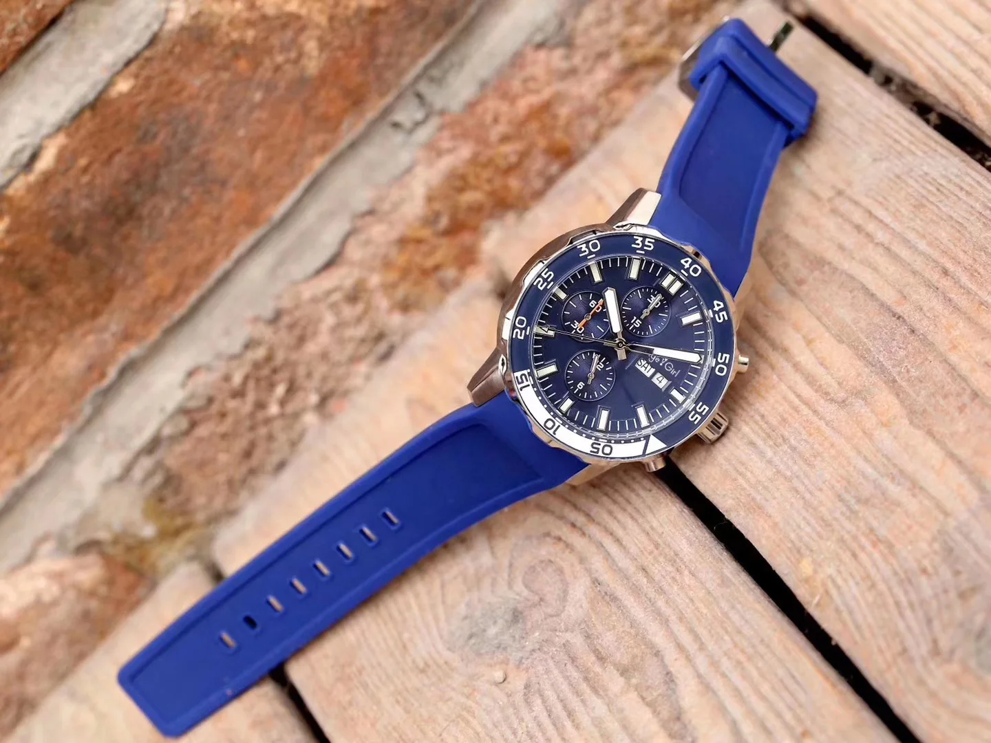 

Luxury New Men Automatic Mechanical Sport Watch Aquatimer Daydate Ceramic Yellow Black Blue Rubber Jacques-Yves Cousteau