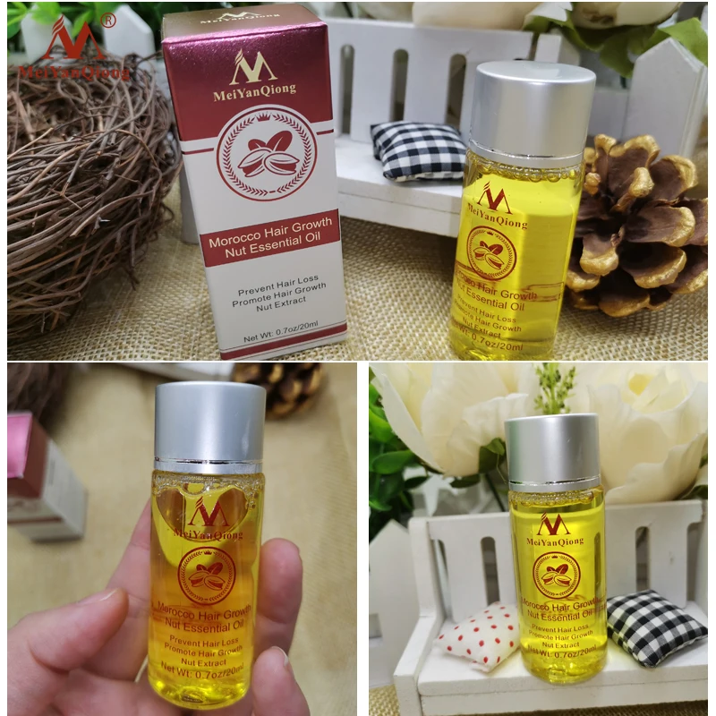 

Moroccan Hair Growth Essential Oil Nut Nourish Hair Root Prevent Hair Loss Repair Damage Hair Essence Treatment Hair Care