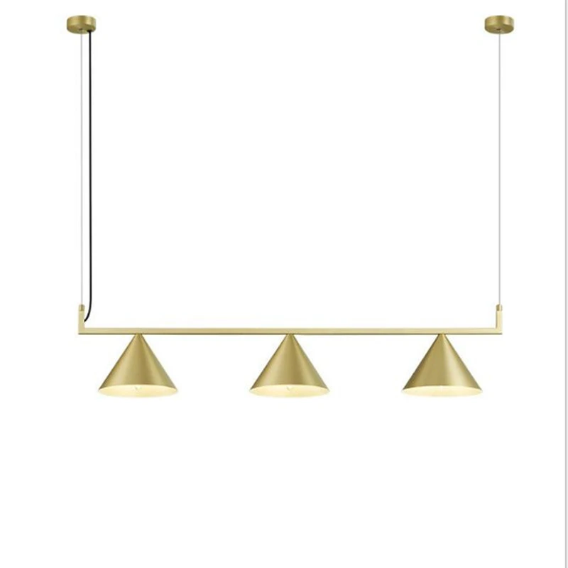 Современный дизайн 3 головы вилла столовая подвесной светильник Искусство