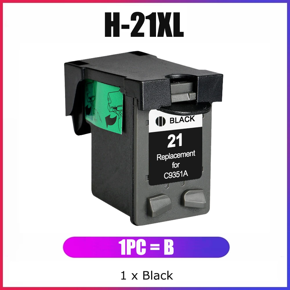 Чернильные картриджи YC 21XL 22XL совместимые с HP 21 22 XL для PSC 1410 Officejet 4315 Deskjet 3940 D1530 D2360