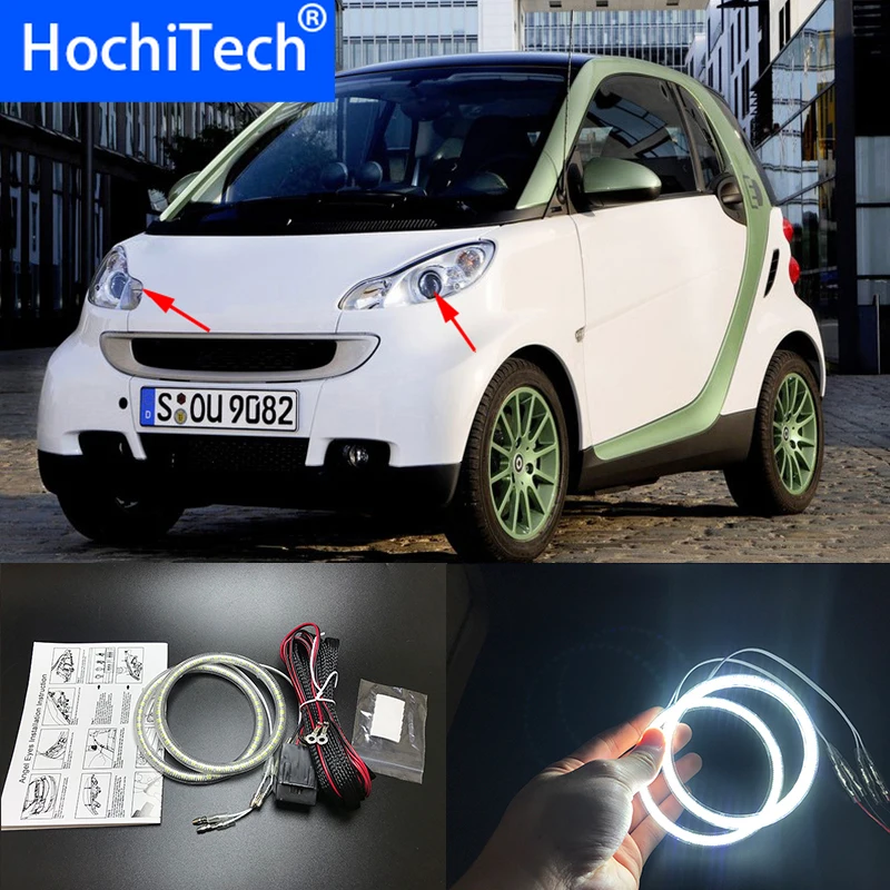 HochiTech ультра яркие красные/зеленые/Белый светодиодный глаза ангела 1500LM halo Кольцо