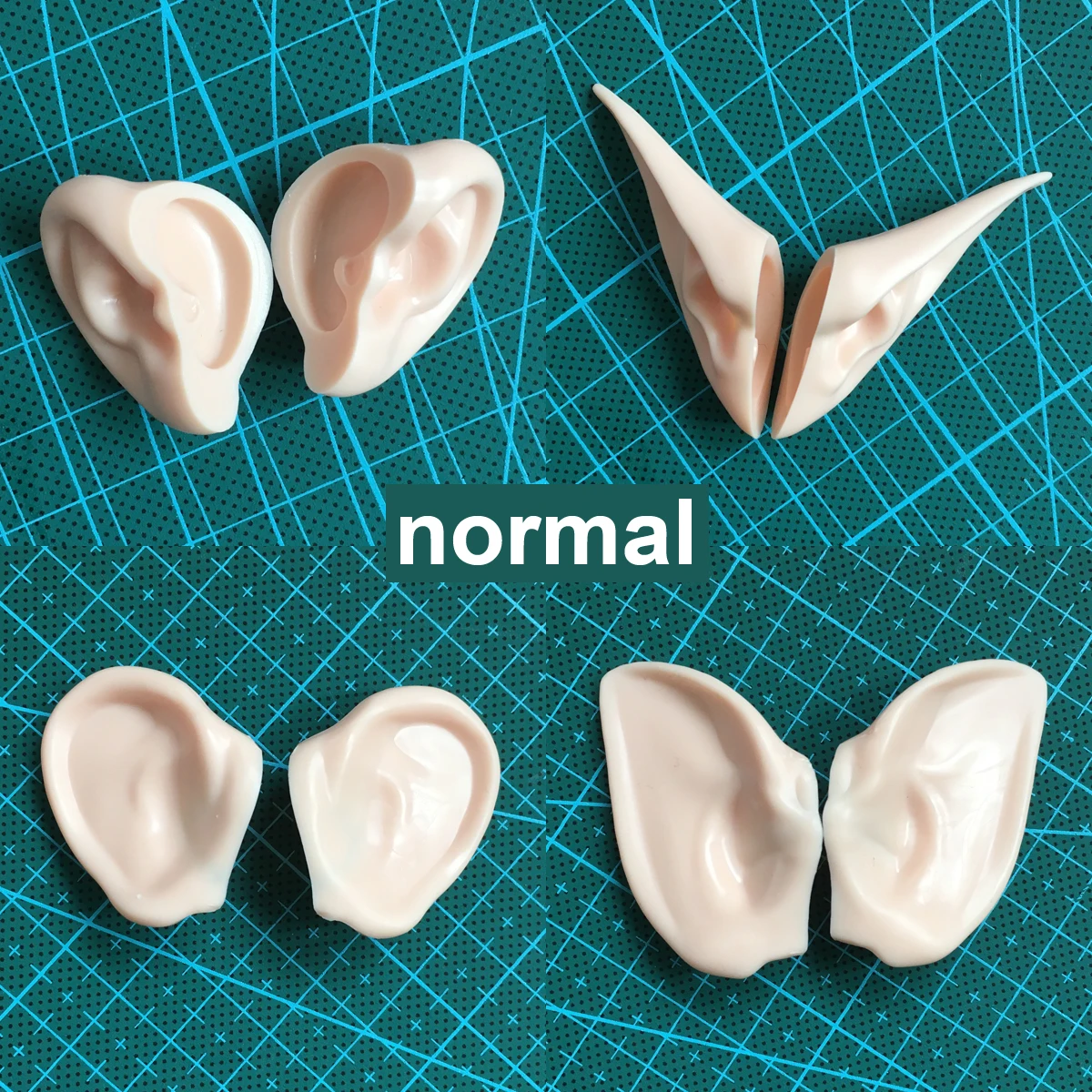 Blyth Кукольное ухо для diy ваш blyth makeuo белый натуральный загар темная и супер черная