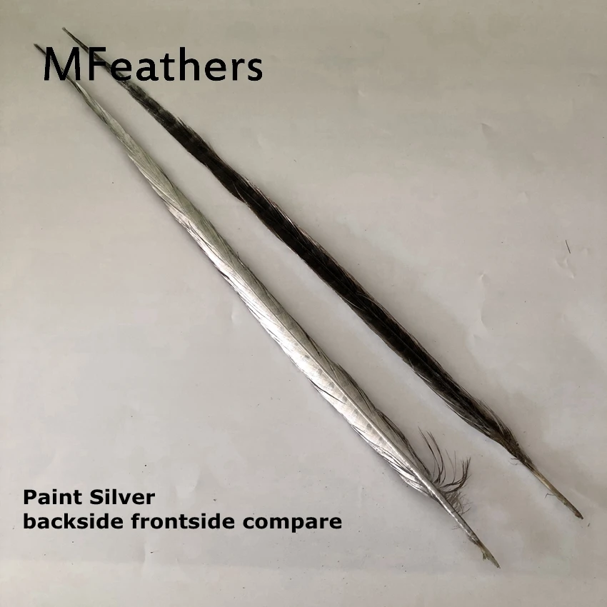 100 шт Черный Цвет ringneck перо из хвоста фазана обесцвеченные и окрашенные перья фазана карнавал Showgirl Backpieces