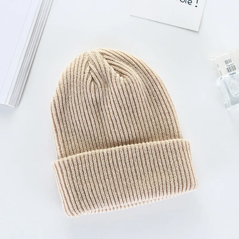 

2019 NEW Men Women Fashion Knit Baggy Beanie Oversize Winter Hat Ski Winter Knitted Cap Woman Solid Color Hip Hop Boys Girls