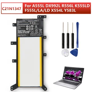 Оригинальный сменный аккумулятор для ноутбука ASUS x555, x555LA, X555LD, X555LN, A555L, Y583L, R556L, R557L, F555L с инструментами