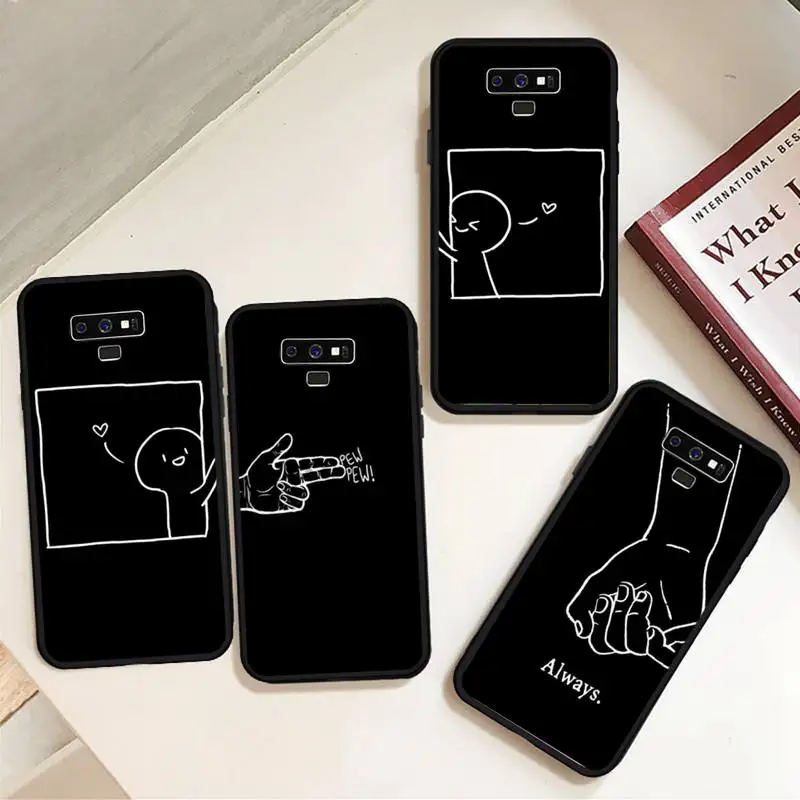 

Always Forever Best Friends Cartoon BFF Phone Cases For Samsung A50 A51 A71 A20E A20S S10 S20 S21 S30 Plus ultra 5G M11 funda