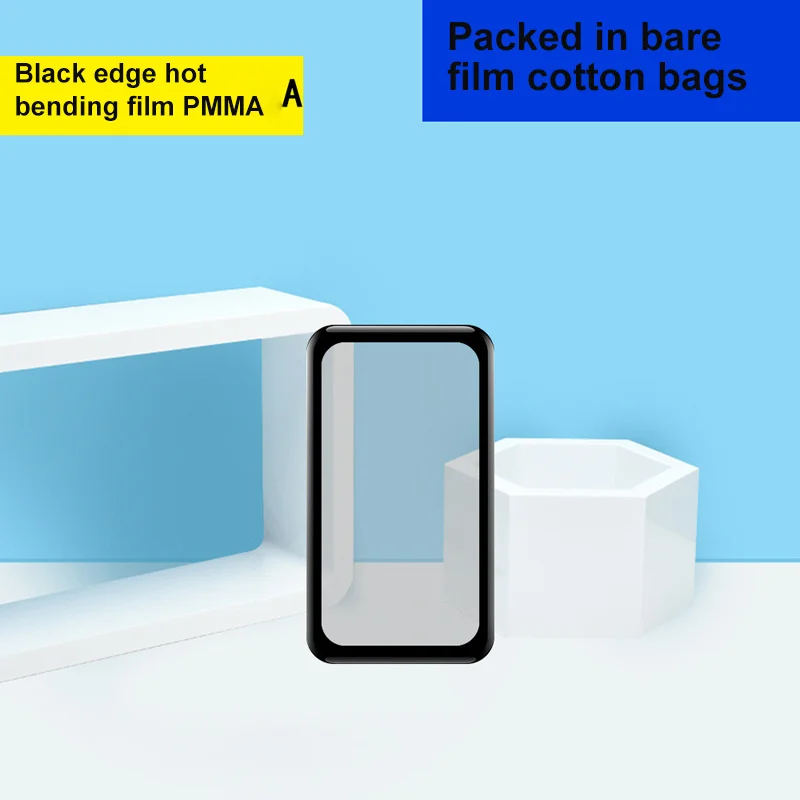 1pcs pmma soft protective film guard for huawei honor band 6 smartwatch screen protector full cover for huawei glory bracelet 6 free global shipping