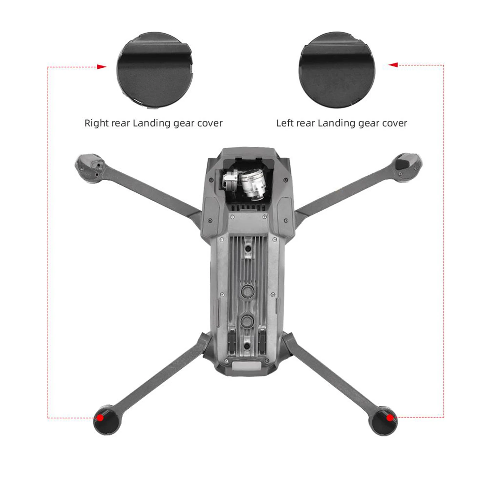 

Левая/правая задняя крышка шасси для DJI Mavic Pro Аксессуары для дрона