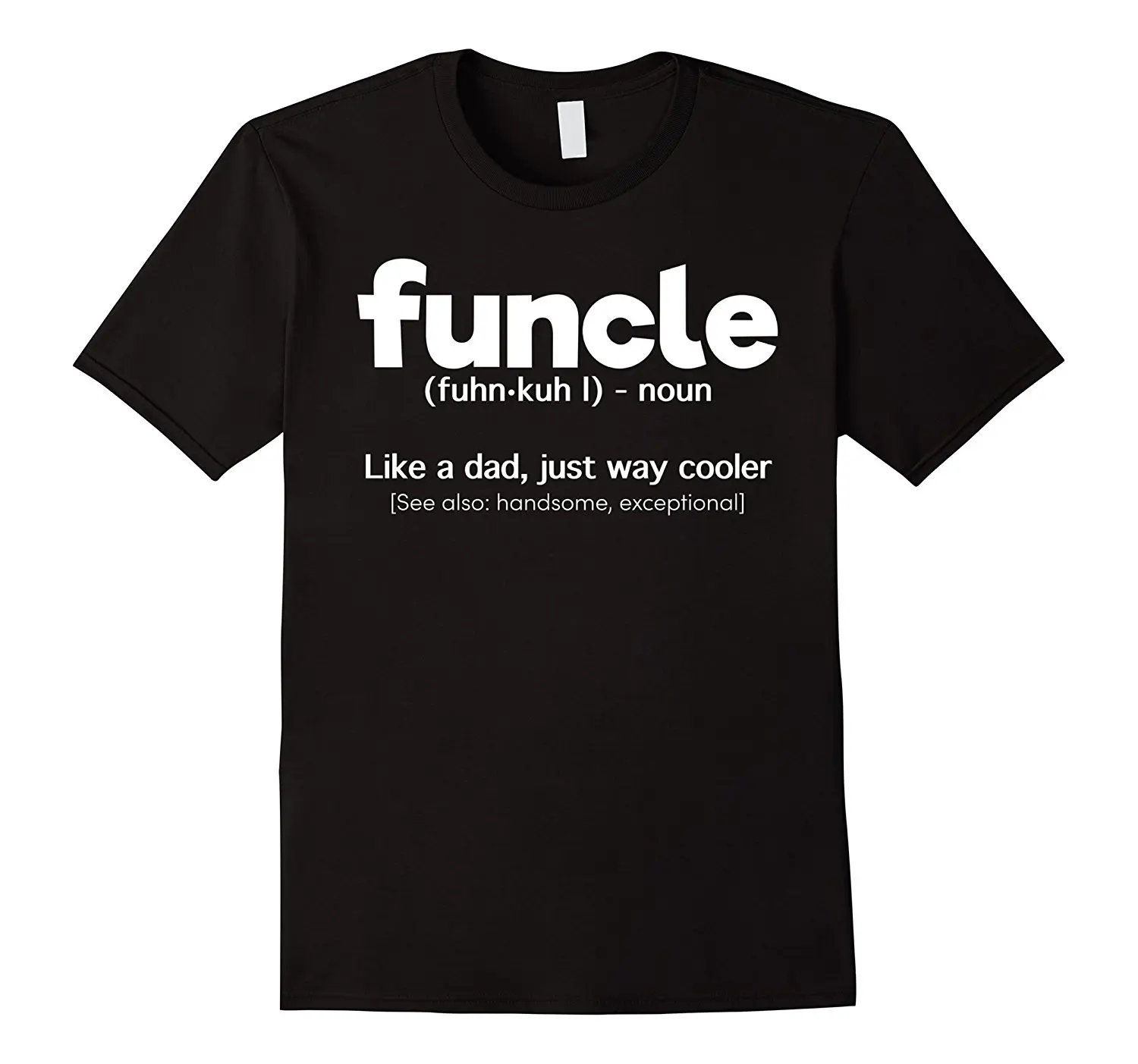 

Mens Funcle Definition T-shirt Funny Gift for Uncle Men T Shirt Tops Short Sleeve Cotton Fitness T-Shirts Pop Cotton Man Tee