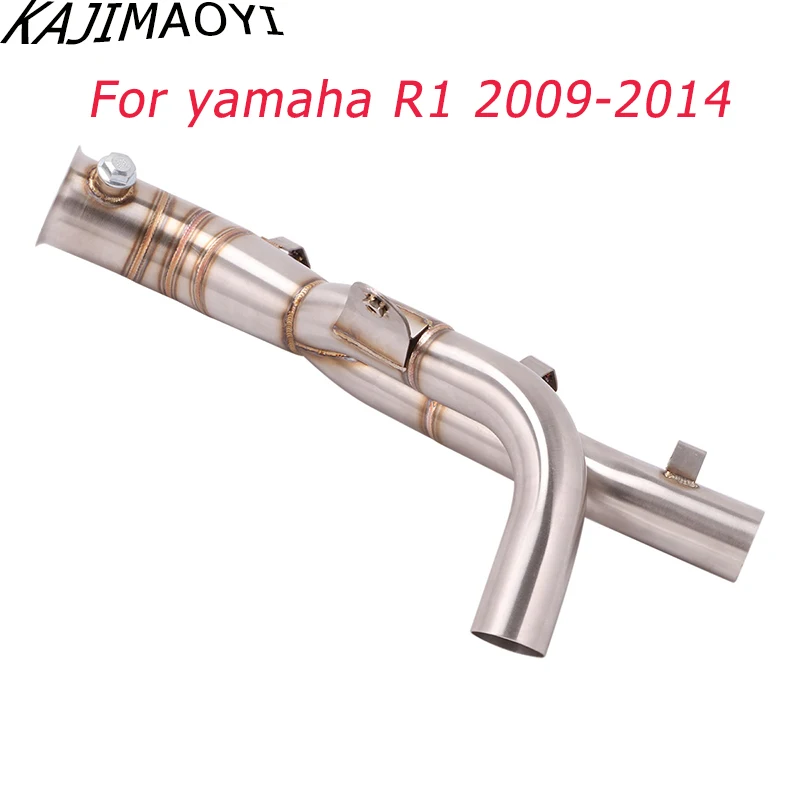 KAJIMAOYI скольжения на мотоцикл выхлопной трубы из нержавеющей стали для Yamaha R1 2009 2010 2011 2012 2013 лет