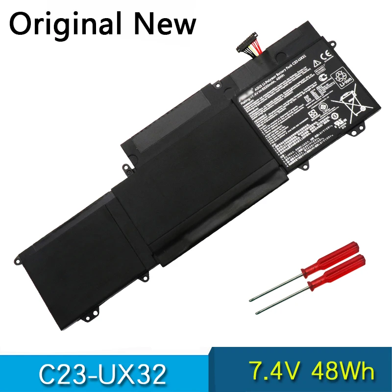 Новый оригинальный Батарея C23 UX32 для ASUS VivoBook U38N C4004H ZenBook UX32A UX32VD UX32LA 7 4 V