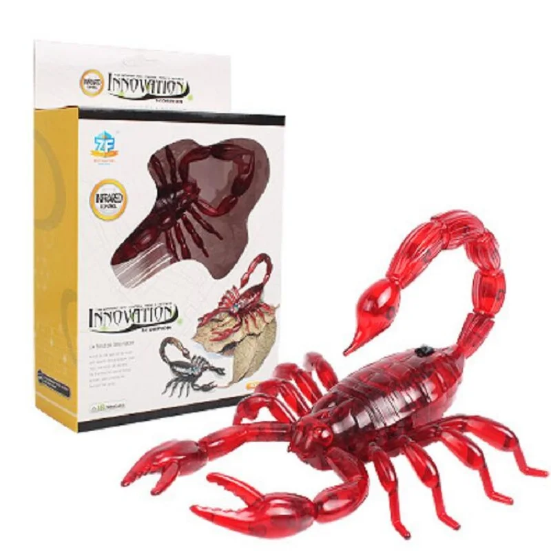 

Simulation charging remote control Scorpion centipedes Spider black widow mouse 360° rotating animal Tricky toys