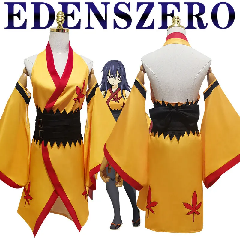 

Game Edens Zero Homura Kougetsu Cosplay Costumes Women's Japanese Kimono Uniforms Halloween Christmas Carnival Costume