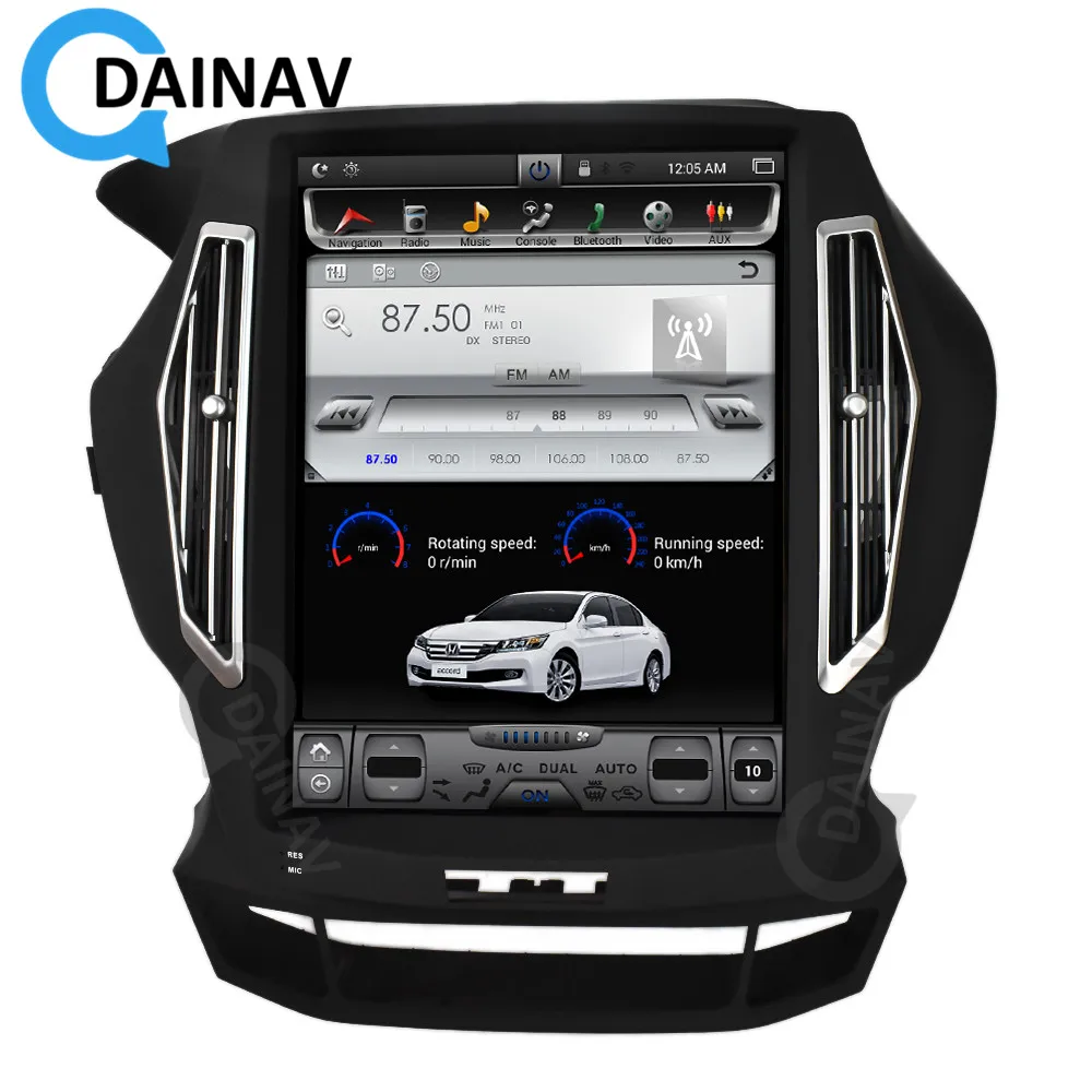 Автомагнитола на Android с GPS-навигацией для Honda for-accord 2013-2017 2.0L 2.4L Автомобильный видео